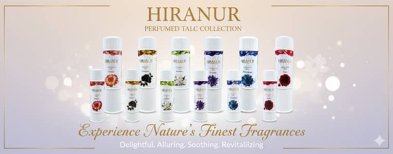 Hiranur Talcum Powder - 125gms & 250gms