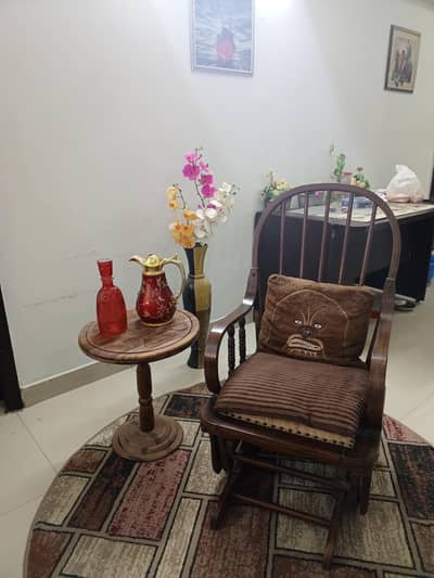 Imported Rocking Chair With Cushions