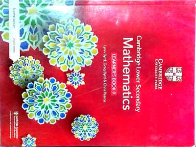 Cambridge Lower Secondary Mathematics Learner's Book 9