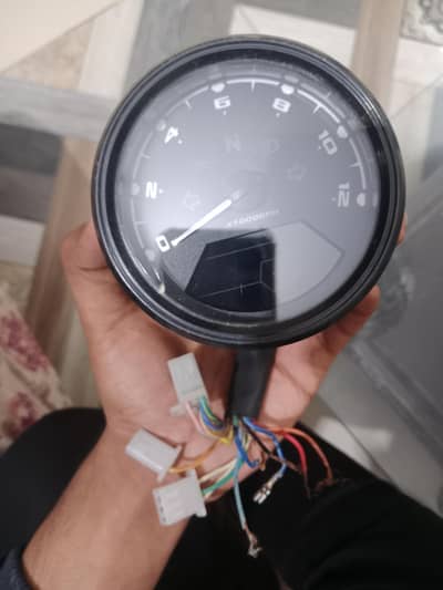 LCD Digital gauge motorcycle Bike meter speerometer