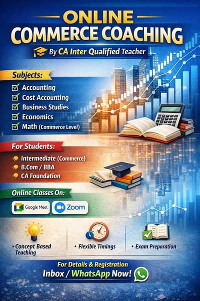 CA Foundation / Inter Online Classes – Join Now!”