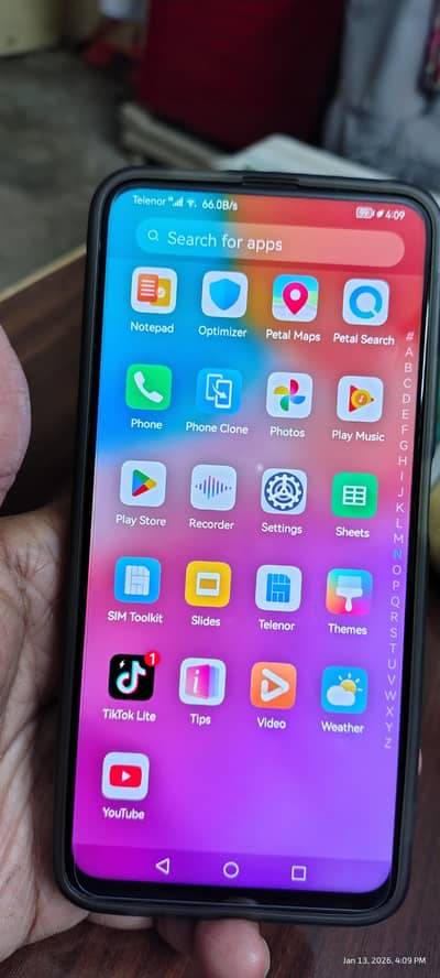 Huawei Y9s 6gb-128gb, 6.59" display, Pop-up Camera 48/16/8, 4200mAh