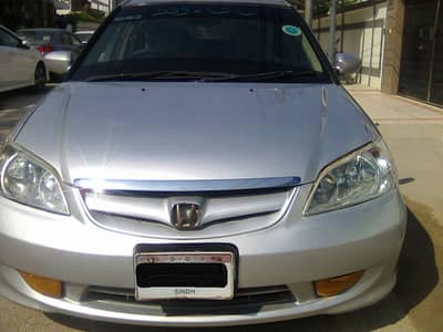 CIVIC EXi MODEL 2005 AUTOMATIC SILVER COLOUR VERY GOOD CONDITION