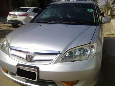 CIVIC EXi MODEL 2005 AUTOMATIC SILVER COLOUR VERY GOOD CONDITION