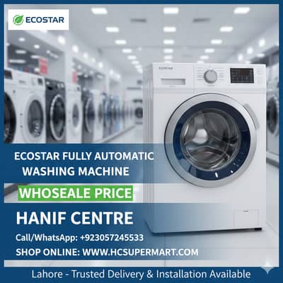 Ecostar Fully Automatic Washing Machine | Wholesale Price | Brand New