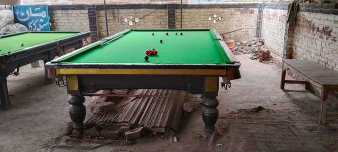 Snooker game table 6/12