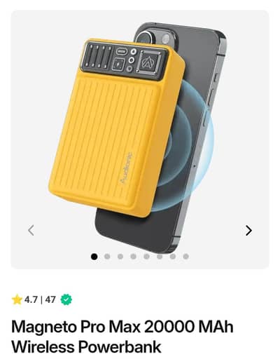 Magneto Pro Max 20000 mAh Wireless Powerbank