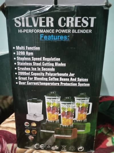 Silver Crust Blender
