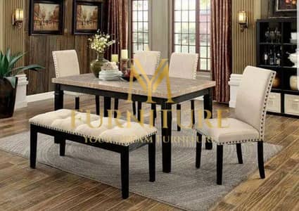 4 Seater Dinning Table - Dinning Top - Wooden Dinning Set - Dinning