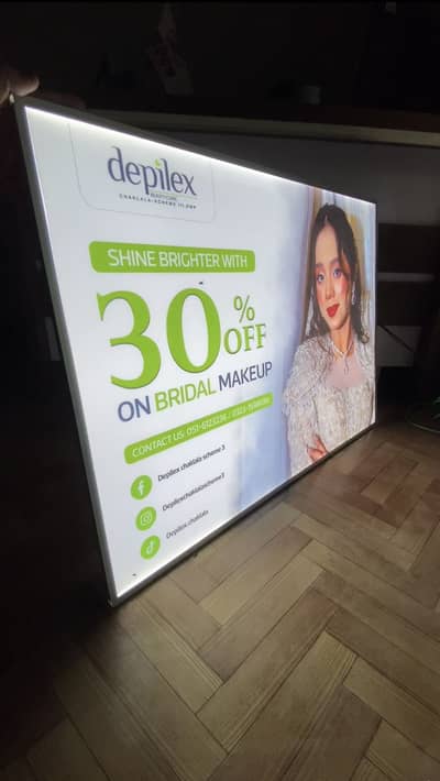 Ultra Slim PVC Printed Replaceable Light box Panel
