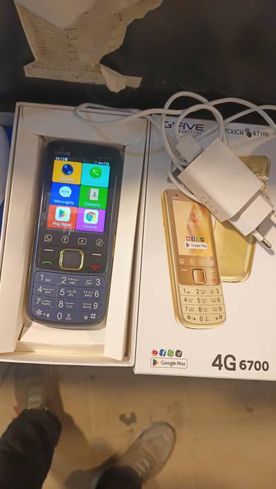 G five 6700 4G 2:gb Ram 16 gb memory with box charger