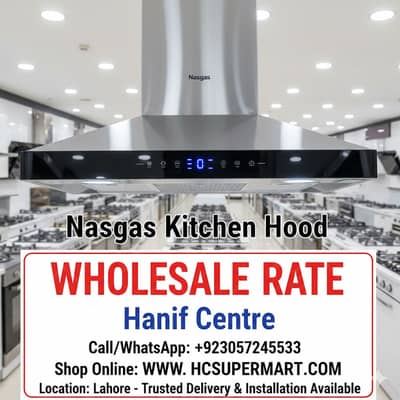 Nasgas Kitchen Chimney – Touch & Hand Sensor | Dealer Price