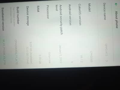 oppo A12  contact num . 03033734030