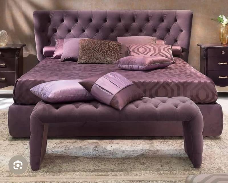 duble bed side table table dressing 7