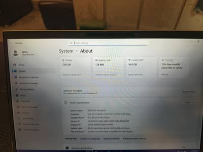 HP  i5 12th gen 16/256