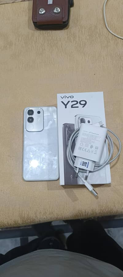 vivo y29 8 128 complete box and charger 8+ mnth warranty remaining
