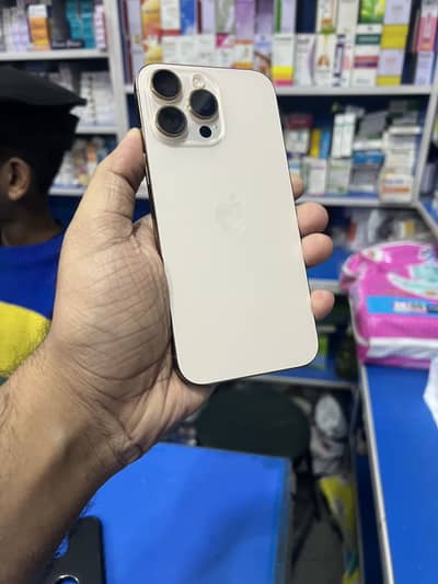 I phone 16 pro max golden colour pta approved
