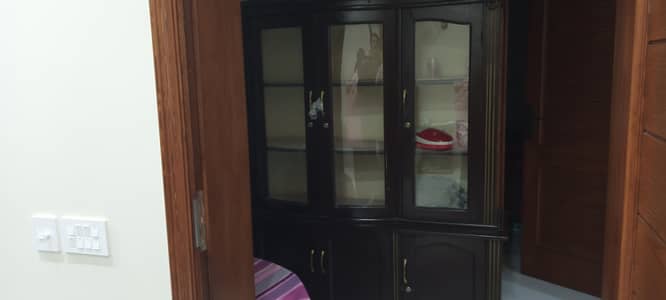 Two piece crockery almari for sale