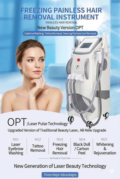 OptiSmooth 4in1 - Hair Removal Laser/ Hair Removal Machine