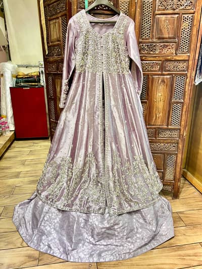 Bridal Valima Front open Maxi