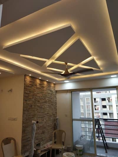 Gypsum Ceiling - Pop Ceiling - False Ceiling - 2 x 2 False Ceiling