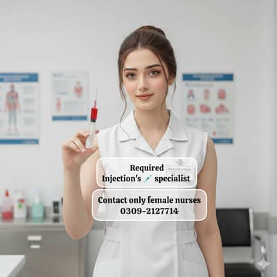 Required injection  Specialist Nurse's (only female)