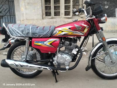 Honda CG 125 2025 brand new showroom condition totally genuine KHI no