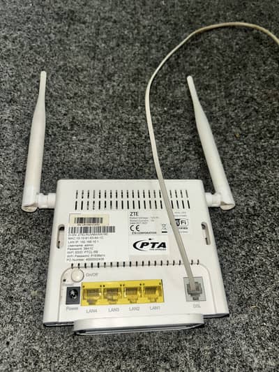 Ptcl router