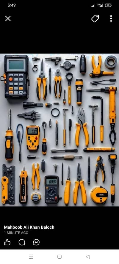 I am professional electrician and plumber contact me