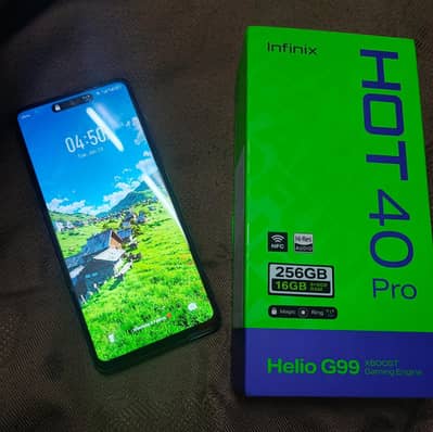 INFINIX HOT 40 PRO 10/10 condition with box