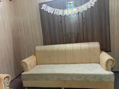 Urgent sale 5seater sofa with cover