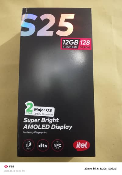 ITEL S25 AMOLED 6+6/128 GB