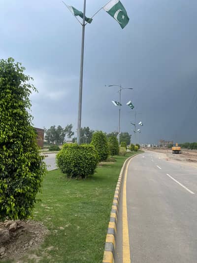 A Block 8 Marla Plot For Sale Main 80 Ft Road