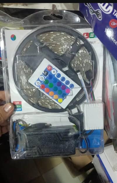 5 Meter RGB LED Strip Light with Remote - Room & Home Decoration