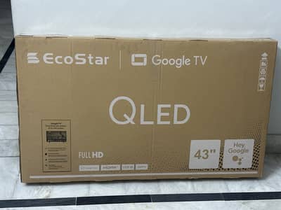 Just box open QLED 43" inch with 2 years warranty