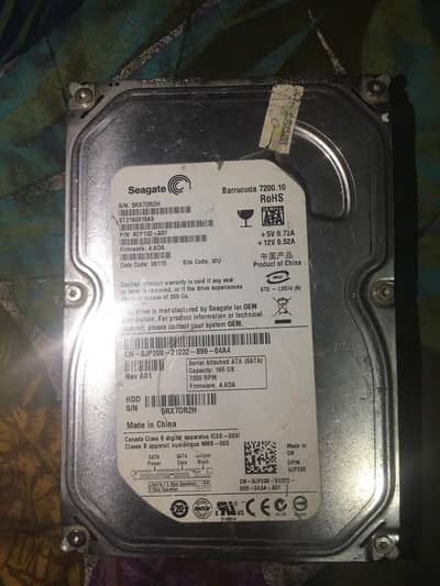 urgent sale of 160gb Hardrive Rs 499