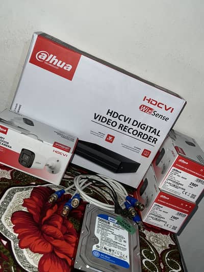 4 cameras all Setup available in best price