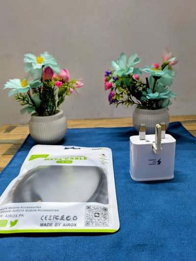 Samsung Geniune Charger and Airox Cable