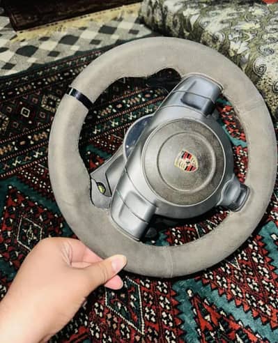 Porsche 911 GT2 racing wheel for gaming.