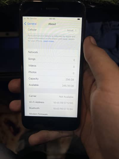 iPhone 7  256gb non pta 10/9