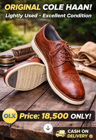 Original Cole Haan Leather Shoes – Lightly Used, Excellent Condition