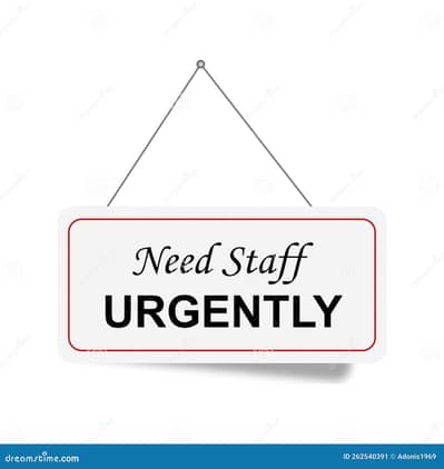 Immediately needed Male and Female Workers