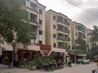 in Saima Tower Bufferzone Flat For Sale 2 Bed Rooms Drawing Dining 4th Floor Reasonable Sell Price