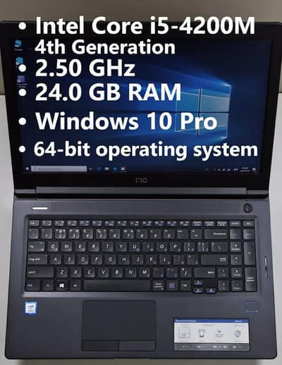 HP i5 4th generation 17 inchs ssd 240 gb