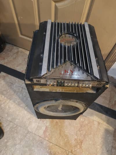 orignal pioneer woofer and amlplifire