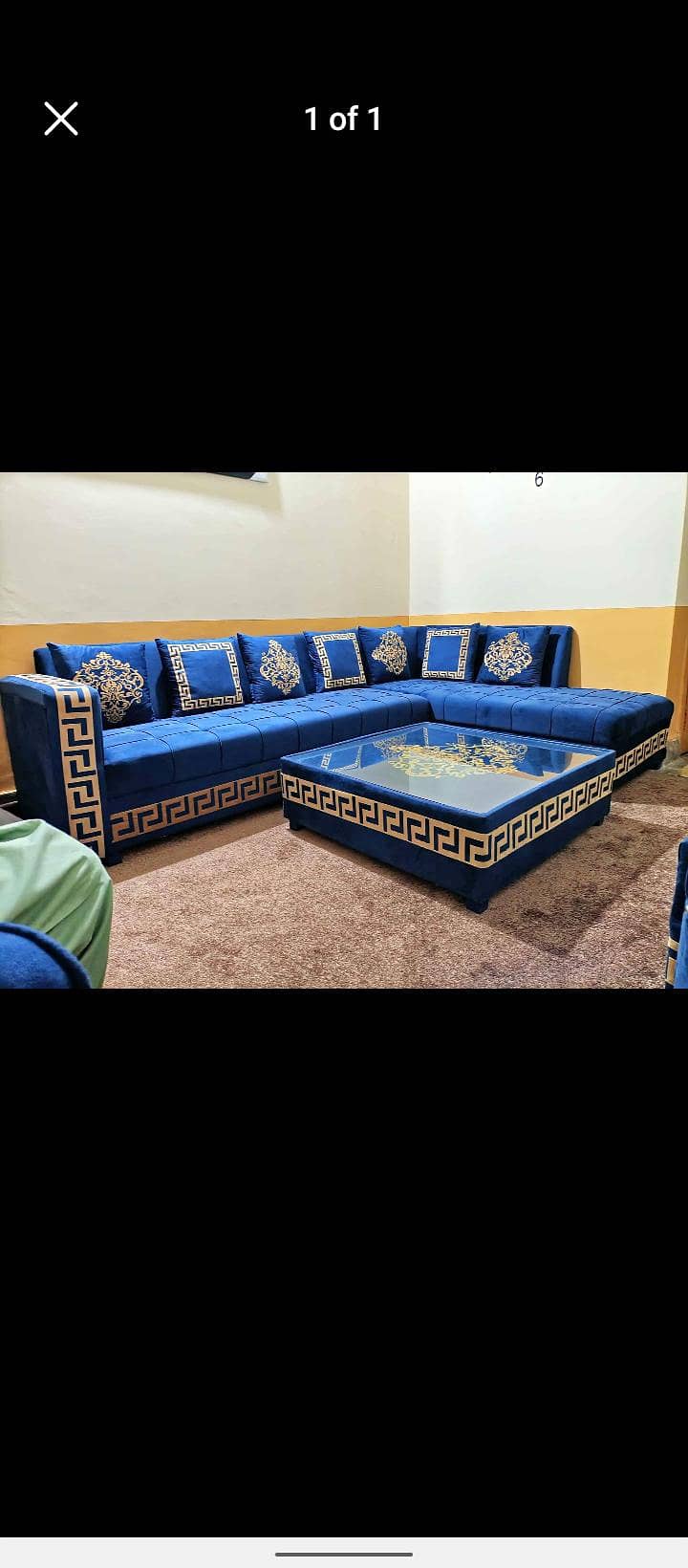 L shape/ corner Sofa Set 7