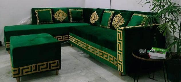 L shape/ corner Sofa Set 9