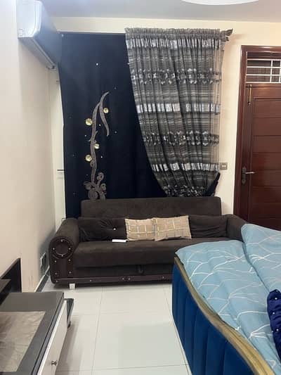 New condition Bed, dressing and curtain (complete set)