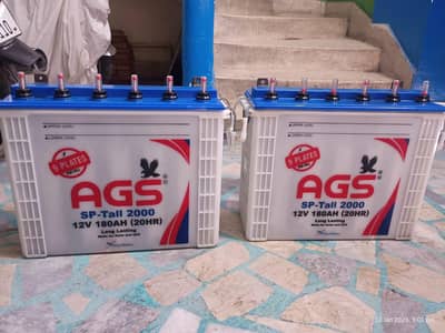 2 Tabular AGS 180 AH very less used