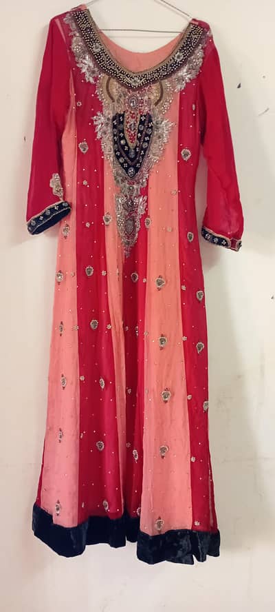 Luxury Full Embroidered Frock – Party / Wedding Wear Description: